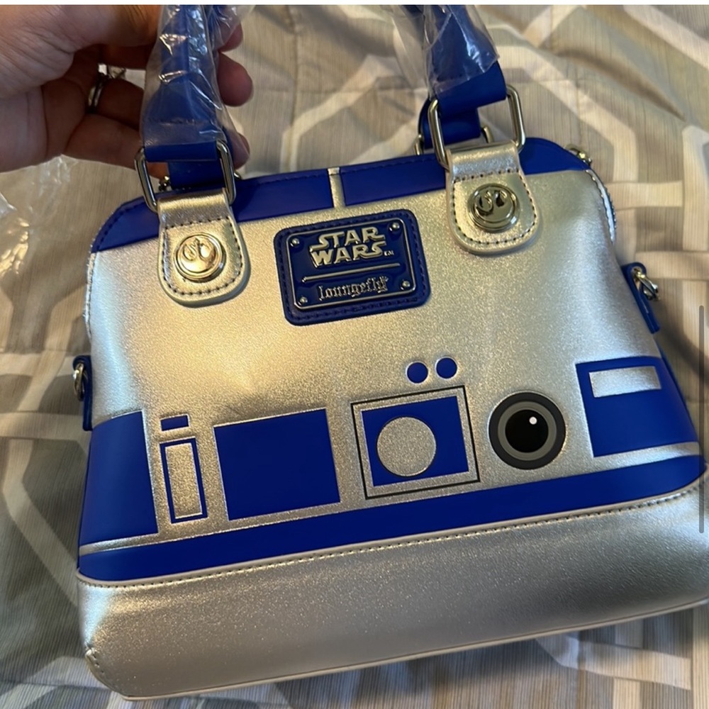 Star Wars R2D2 Loungefly NEW Purse Bag Tote NWT Limited Edition RARE Disney yoda